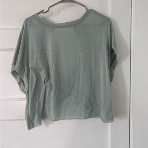 SHEIN Sage Green Crop Top